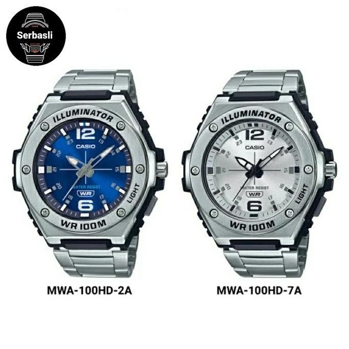Ready  JAM CASIO MWA-100HD / MWA100HD ANALOG ORIGINAL BERGARANSI