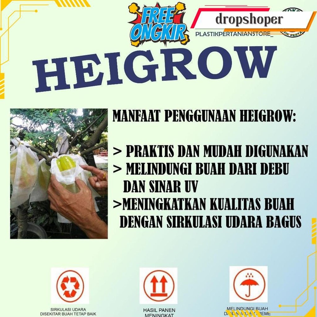 Heigrow Fruit Cover Ukuran Xl Bisa Cod