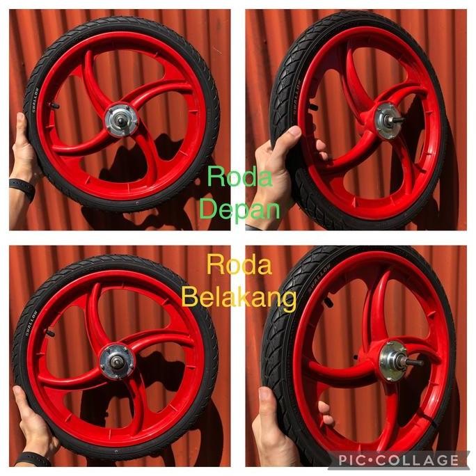 Promo Velg 18 Klewang Ban Hidup (Ban Angin) Plus Alat Sepeda COD