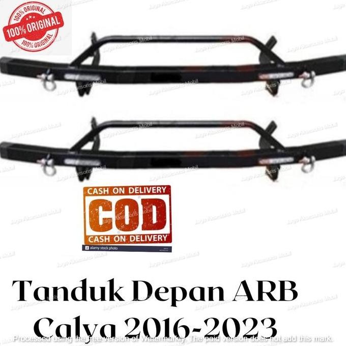 Ready Tanduk Towing Depan Belakang Besi Bar Pelindung Bemper Mobil Calya 2016-2023
