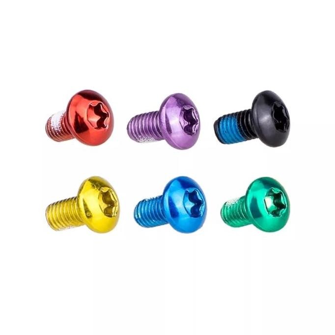 Baut Rotor Sepeda 12pcs Screw Baut Cakram Sepeda Baut Discbrake sepeda murah