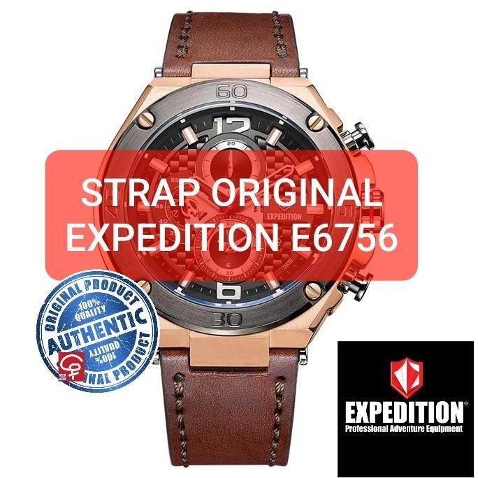 Ready  STRAP KULIT TALI JAM EXPEDITION E6756 E 6756 E6751 E 6751 ORIGINAL
