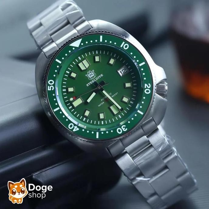 Ready  STEELDIVE SD1970 Automatic Dive Watch Japan NH35 Movement Sea Turtle Homage
