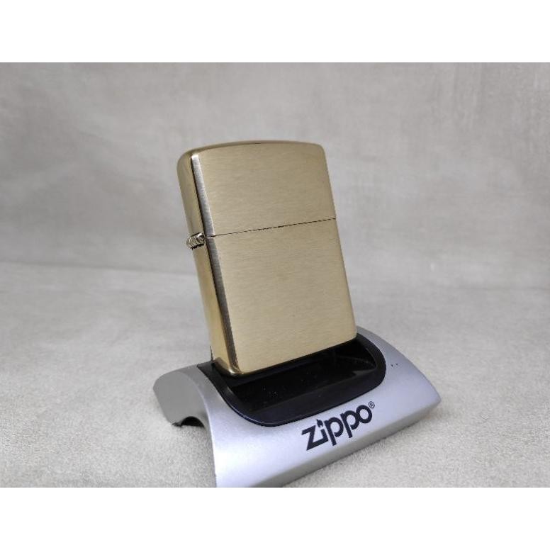Zippo 168 Armor Brushed Brass Original