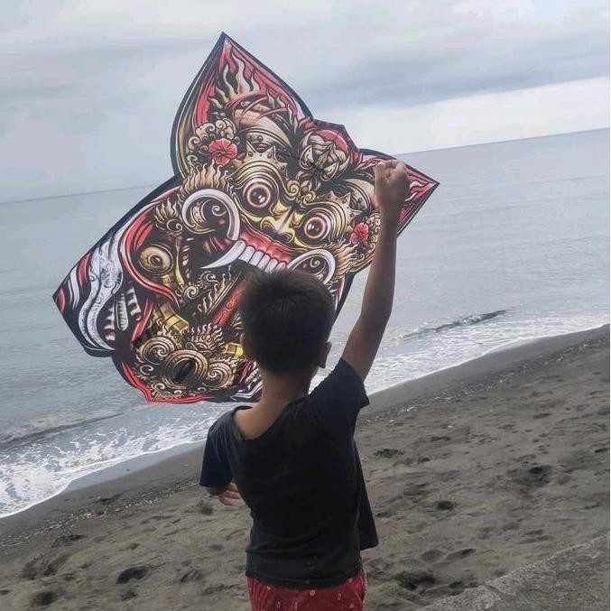 (Best) layangan celepuk rangda knock downt bali