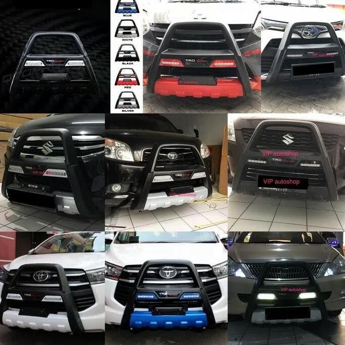 tanduk depan mobil grand innova model TRD with led