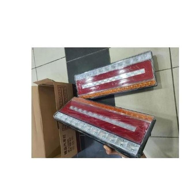 Stop Lamp 24 Volt Truk Model Kotak Lampu Rem Truck