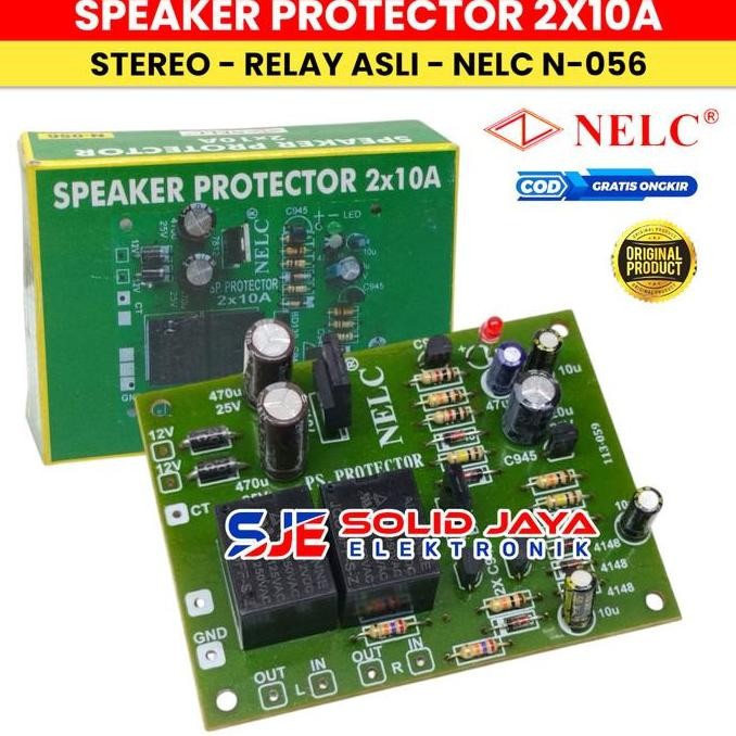 DV176 - KIT PROTEKTOR SPEAKER STEREO 20 A 20A SPEAKER PROTECTOR 2 X 10A RELAY 2X10A 2X10 A AMPER ORI