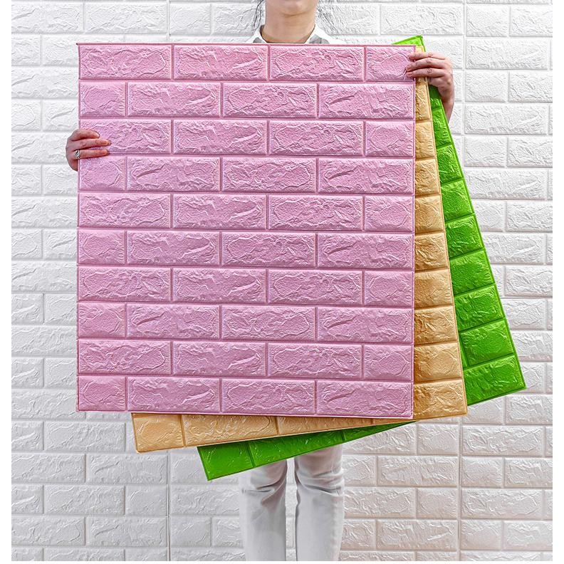 COD Wallpaper 30Lbr 35CM X 38CM Dinding Wall Stickers Stiker 3D Foam GROSIR ECER MEDAN