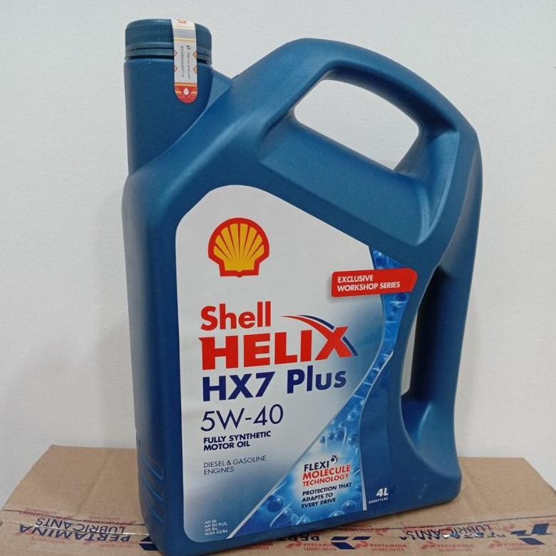 Oli shell Hx7 4Liter oli mesin Hx7 4L Oli Pelumas mesin Shel Hx7 4Liter Oli Galon Shel Hx7 4liter