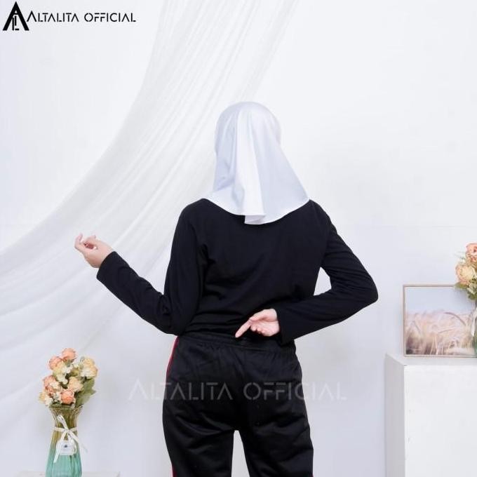 (Good) Hijab Sporty Kerudung Instan Sekolah Olahraga Jersey Premium