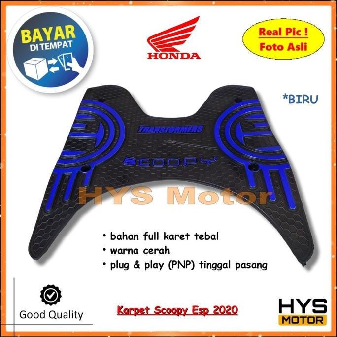 DI11 >> Karpet New Scoopy 2020 2021 2022 2023 Generasi Ke-5 Stylish Prestige Sporty Fashion - Keset 