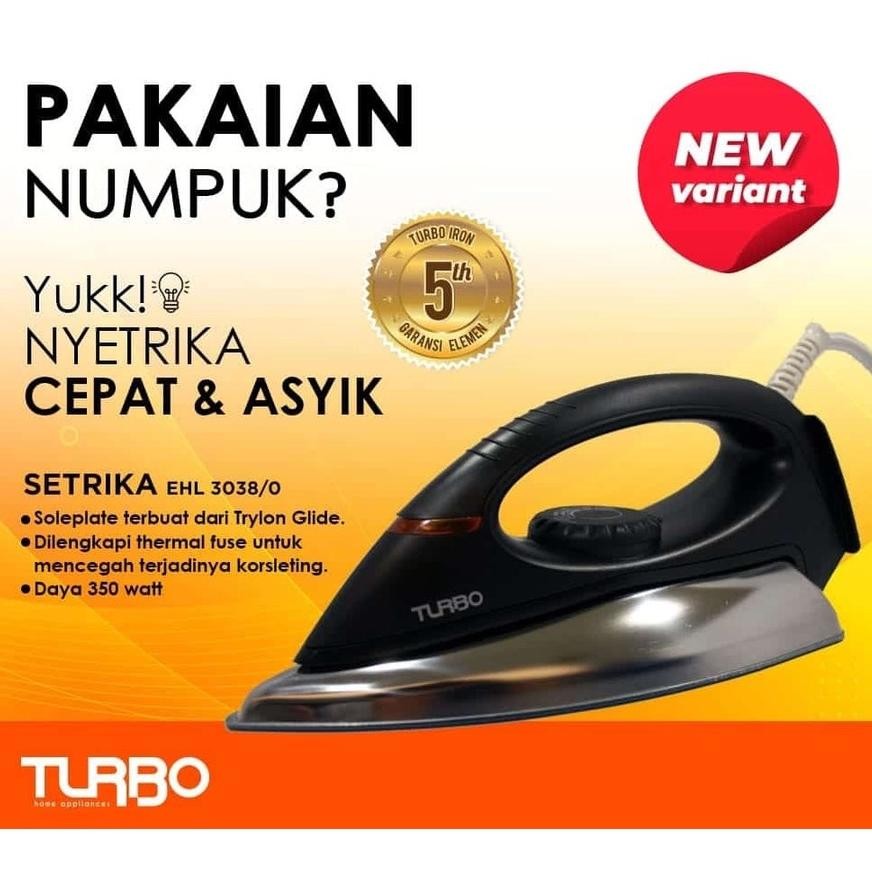 Setrika TURBO EHL3038 Dry Iron EHL 3038