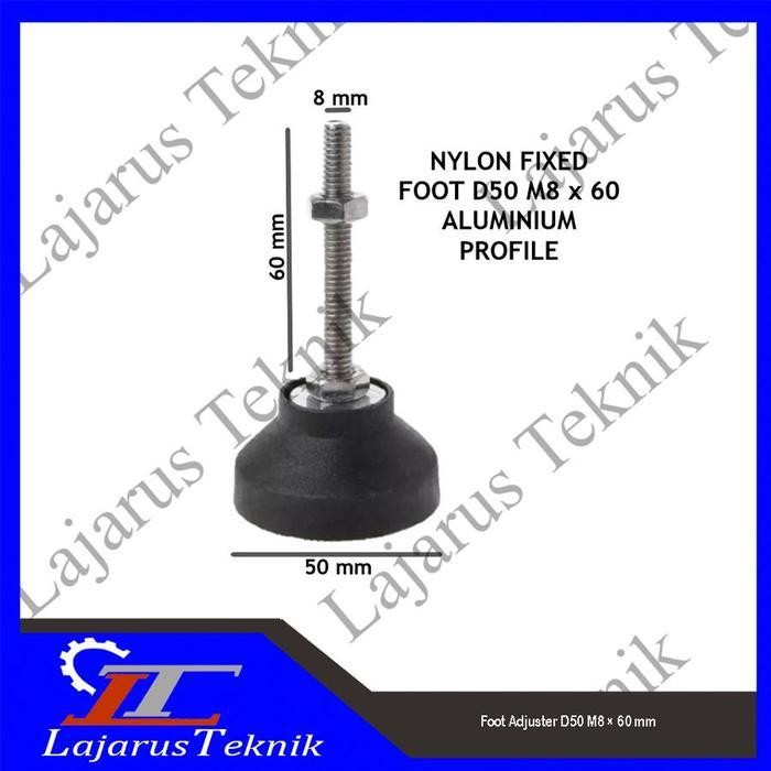 Foot Adjuster D50 M8 60 Mm