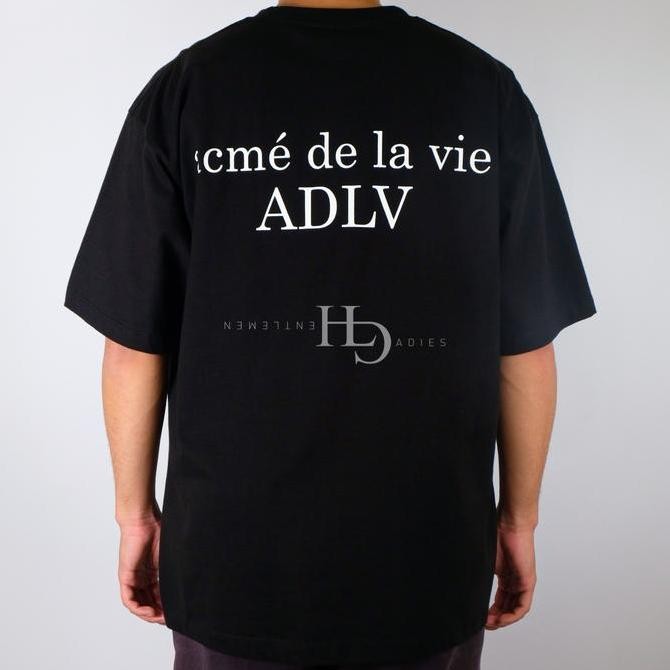 ADLV Basic Tee Black Original Kaos Pria Hitam