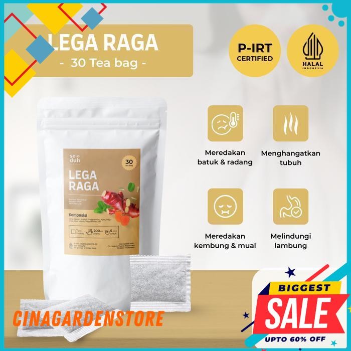 

TEH HERBAL LEGA RAGA TEH HERBAL MENJAGA IMUNITAS | MEREDAKAN MASUK ANGIN DAN FLU | 30 TEA BAG BERKUALITAS TINGGI