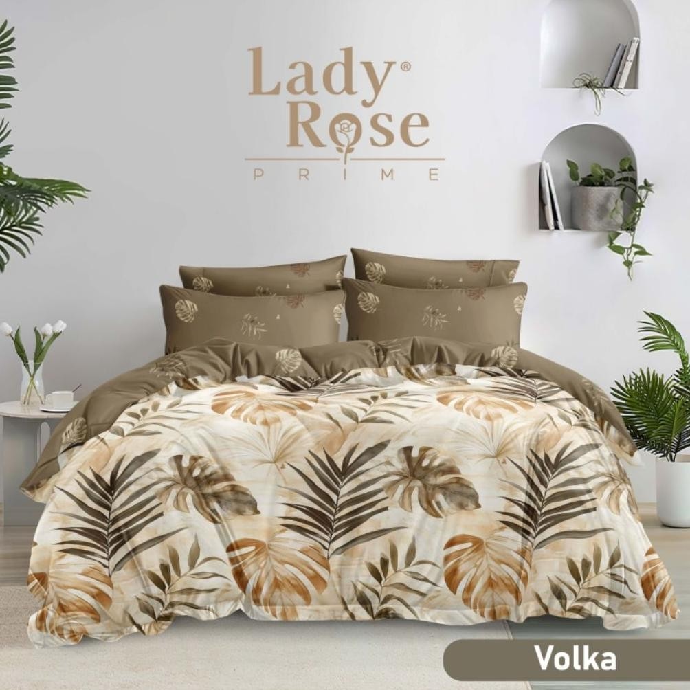Bedcover set UK 160x200 Ladyrose tinggi 30 / Bed cover satu set queen lady rose