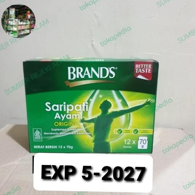 TERBARU - BRANDS SARI PATI AYAM / BRANDS ESSENCE OF CHICKEN 12 BOTOL