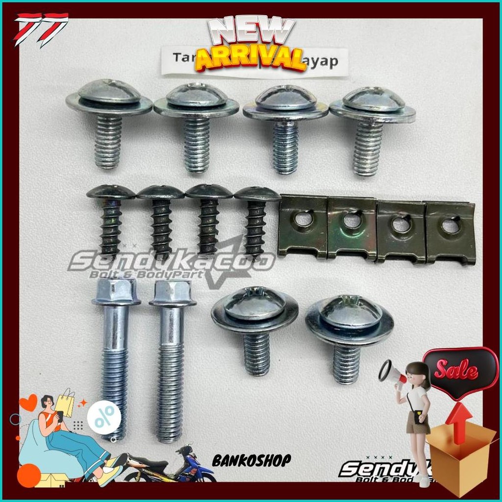 Baut Body Smash 110 New - Body Smash 110 Lama Bisa Cod