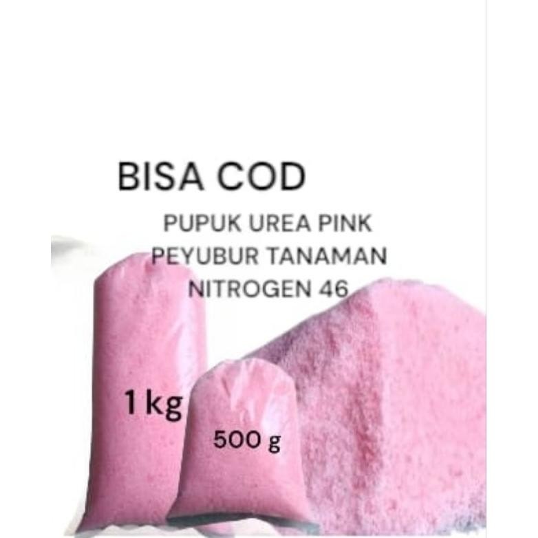Promo Cod Pupuk Urea Pink Kemasan 1 Kg / Pupuk Urea Pink Nitrogen 46 Pupuk Penyubur Tanaman ..