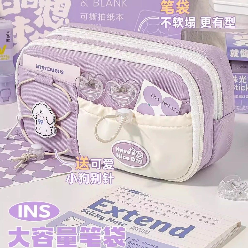 

[Saror]Kotak Pensil Gaya Anak Laki-Laki Sederhana Super Populer Tas Alat Tulis Baru