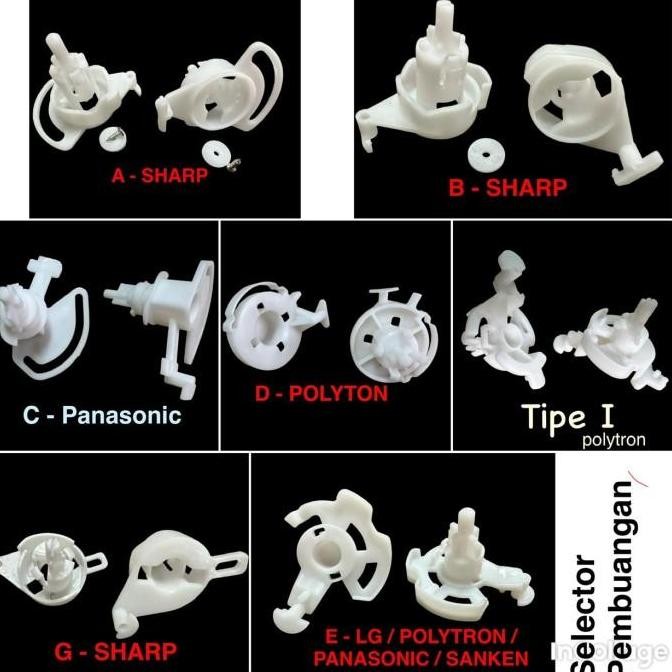 @=@=@=@=] selector switch knop pembuangan air mesin cuci LG PANASONIC SHARP POLYTRON SANKEN
