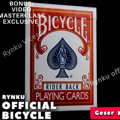 KARTU REMI BICYCLE PLAYING CARD KARTU SULAP ORIGINAL -MERAH PEM