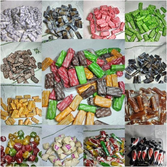 

New Dodol garut mix campur kemasan 1kg Cemilan Manis Camilan Jajanan Permen Candy Snack