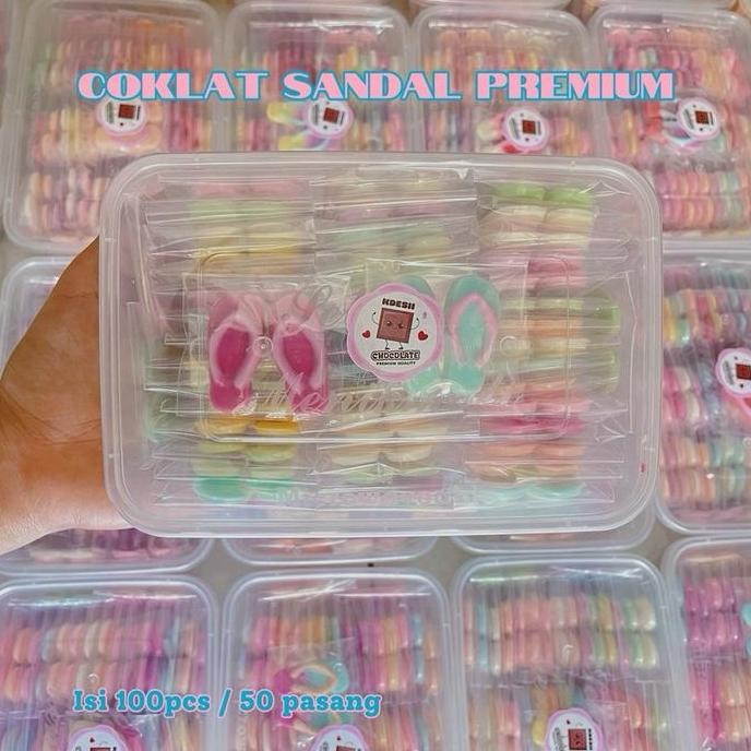 

New Coklat sandal premium isi 50pasang | PAKET USAHA | cemilan viral | makanan