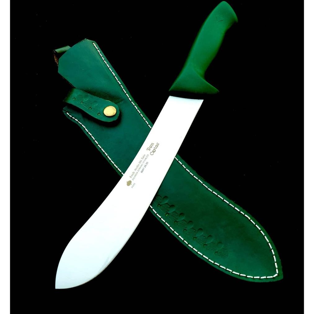 Pisau Sembelih Cap Garpu Asli  Don Carlos Bullnose  Solingen Jerman 10"