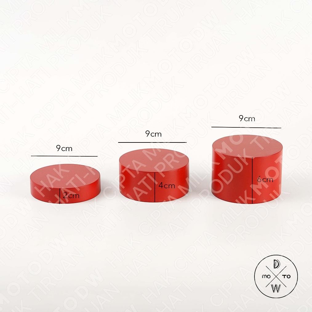 Props Fotografi - Podium / Leveling Balok Kubus Dan Tabung Minies