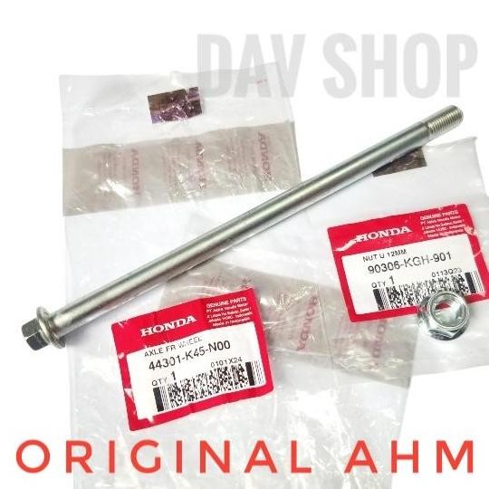 cusss order] BAUT AS RODA DEPAN+MUR CB150R K15 CBR 150R K45 ORI AHM 44301K45N00