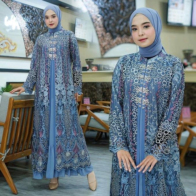 FLASH SALE GAMIS favorit danilla11 tile TUTON bordir (( FREE Hijab))best seller quality gaun pesta m