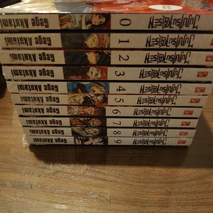 Komik Jujutsu Kaisen Set Vol 0-9 Segel Ori