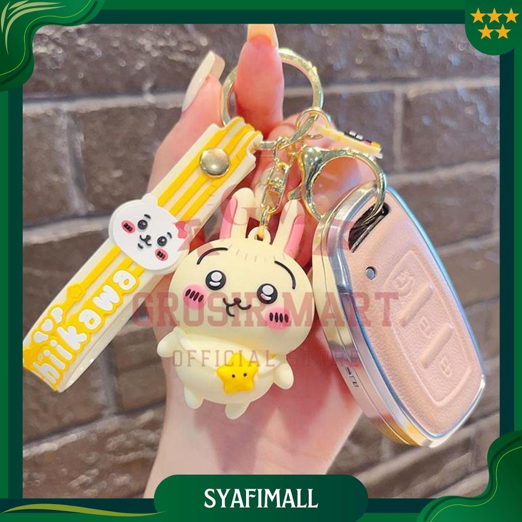 Gantungan Kunci Chiikawa Silikon Besar / Ganci Chiikawa / Ganci Boenka Chiikawa / Gantungan Kunci Bo