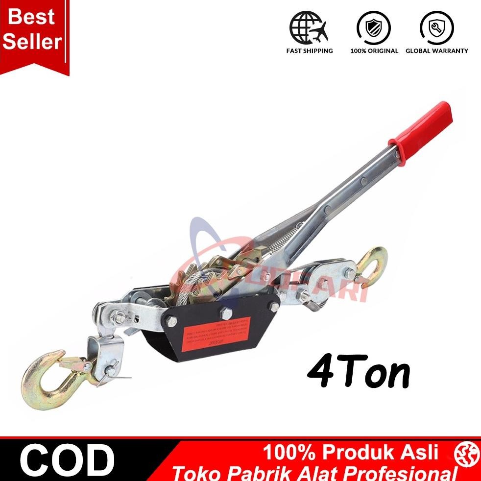 NEW Hand Puller Rachet Tracker Hand Takel 4 TON - Katrol Sling - Hand Winch Offroad - Hoist Takel - 