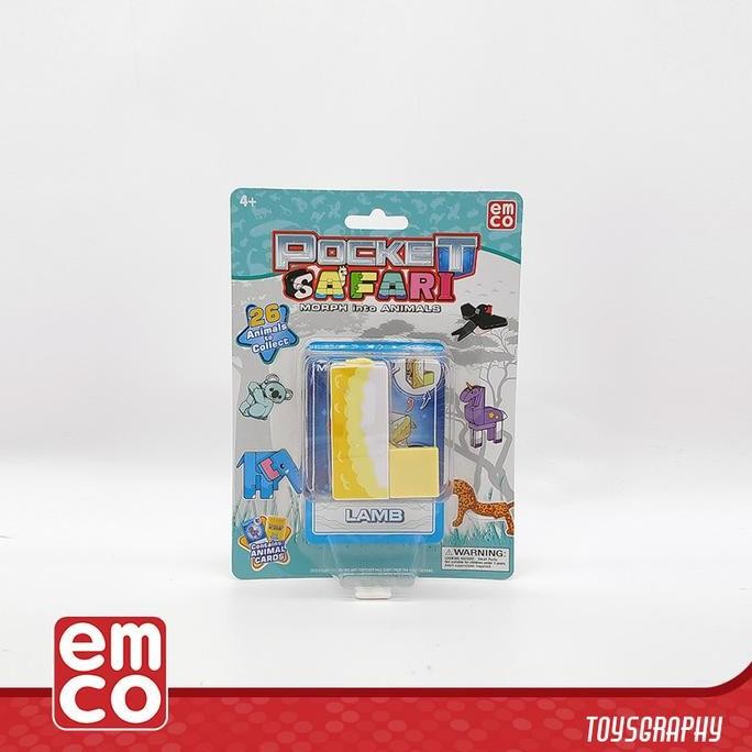 Emco Pocket Safari Lamb Letter L Morphers Transformers Robot Animal