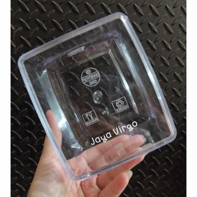 Toples Hardtop 588 / Toples Persegi / Toples Mika / Toples 500Gr Tebal