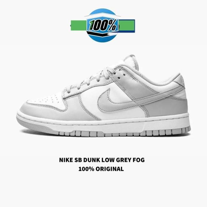 New  Sepatu Nike Sb Dunk Low Grey Fog BNIB Original
