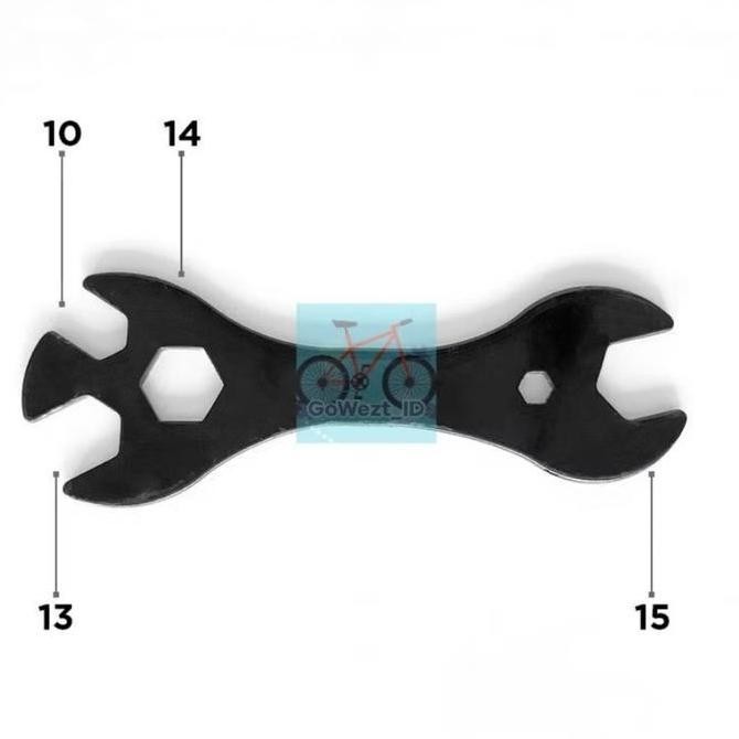 kunci alat tool kones cones sepeda kunci pas 10 13 15 murah