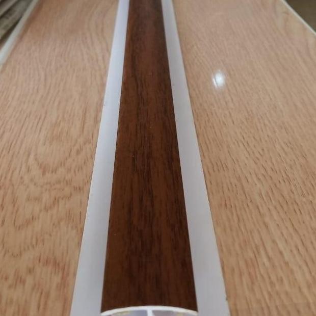 Plafon Pvc  List Sambung  Kayu Jati  Alfafon