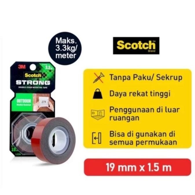 

Double Tape 3 M Outdoor Mounting Tape 411-S19 19Mm X 1,5 Meter