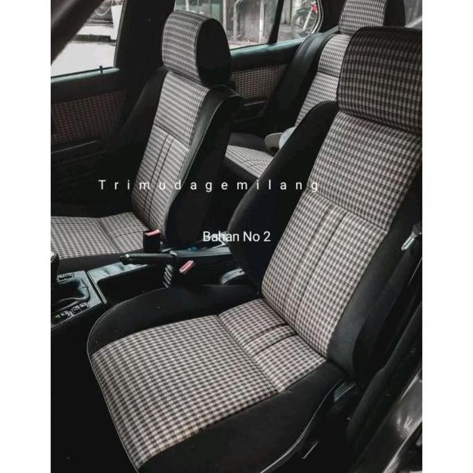 kain Jok Mobil Tartan bahan tebal rekomendasi untuk BMW/Mercy
