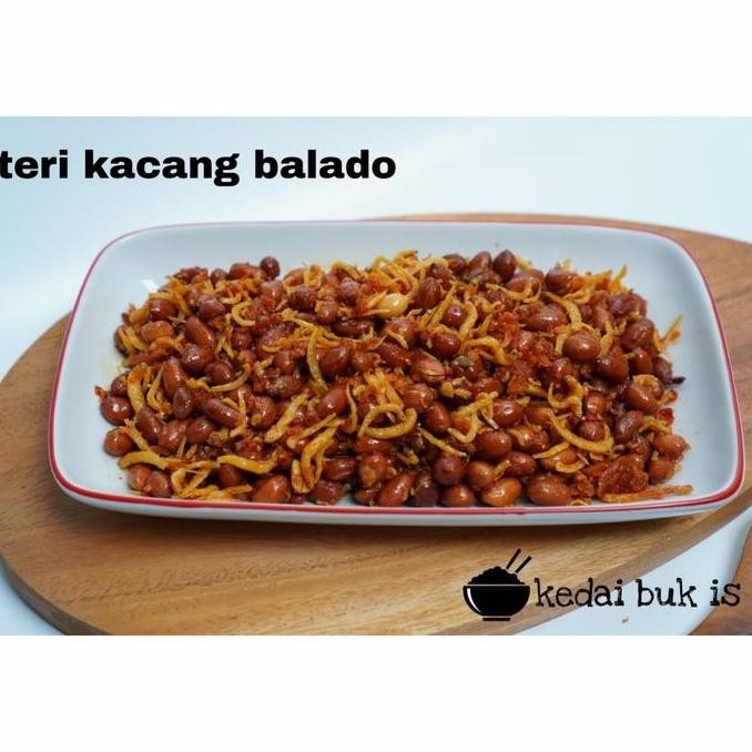 New teri kacang balado / teri medan kacang balado 200 gram