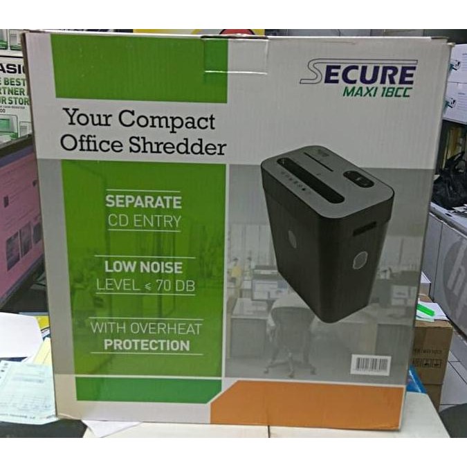 Mesin Penghancur Hancur Kertas Paper Shedder Shredder Dokumen Secure