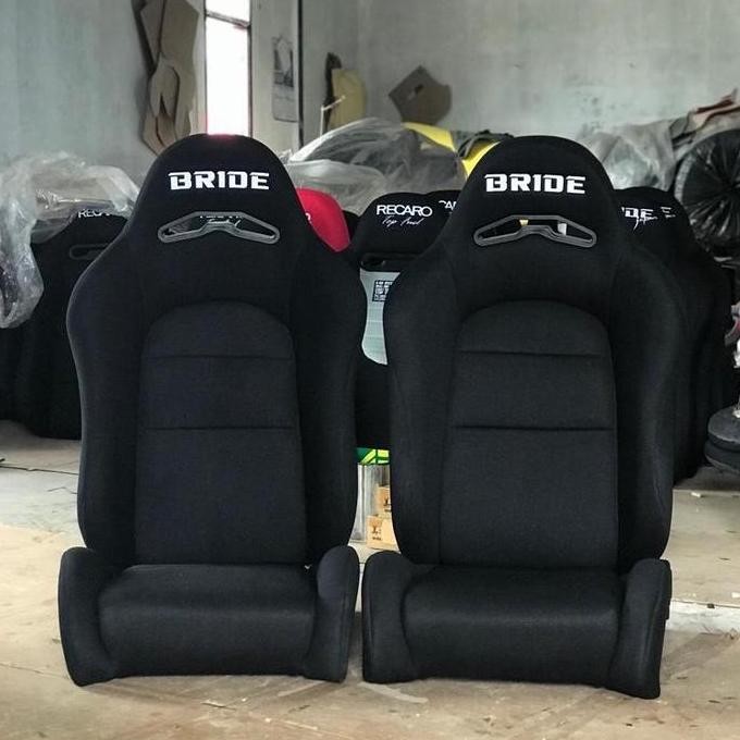 Jok mobil racing bride ergo hitam/jok mobil universal