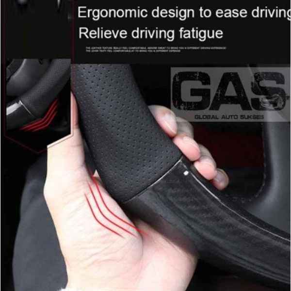 Sarung Stir Mobil Carbon Toyota Rush Lama / Cover Stir Carbon