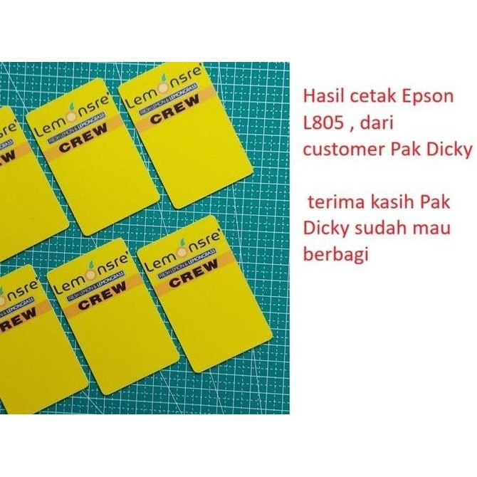 

Paket Id Card Tray Putih Epson L850 + Pvc Inkjet Id Card 230 Pcs
