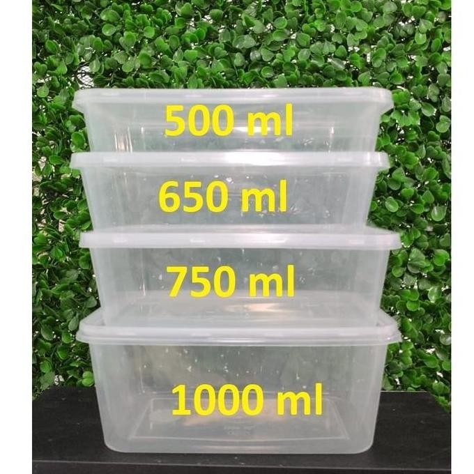 Thinwall Persegi Panjang 1000Ml