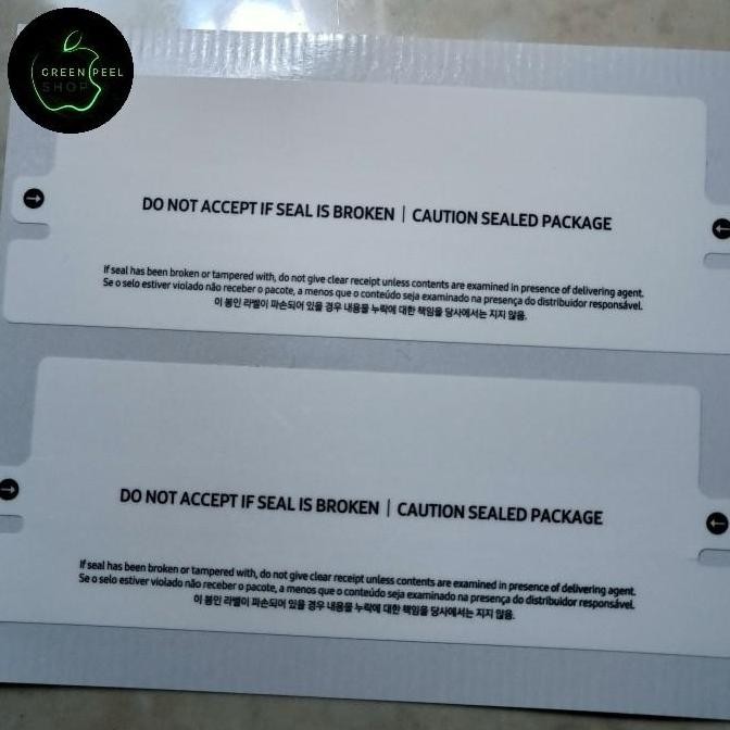 

1 Set Atas Bawah Sticker Segel Dus Tab S6 Lite 2024